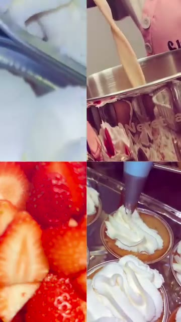 Behind-the-scenes baking moment